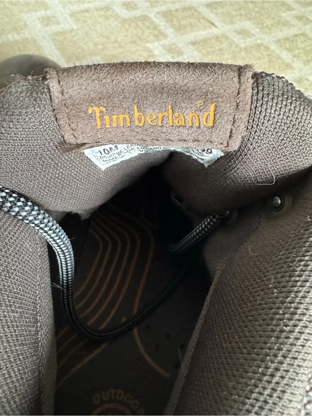 Timberland White Ledge Waterproof Hiking Boots Outdoor Utility Brown Leather 10